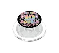 This Girl Is 10 con Cita gráfica de Doble dígito, arcoíris Pastel PopSockets PopGrip para MagSafe