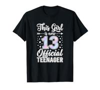 This Girl Is Now 13, Adolescente Oficial Cumple 13 años Camiseta gráfica económica