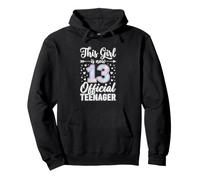 This Girl Is Now 13, Adolescente Oficial Cumple 13 años Sudadera con Capucha