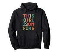 This Girl Is On Fire - Regalo de empoderamiento de Mujer Fuerte Sudadera con Capucha