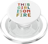 This Girl is On Fire - Regalo Feminista Mujer Fuerte PopSockets PopGrip para MagSafe