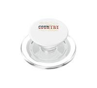 This Girl Loves Country Music Western Cowgirl Bandera de Estados Unidos PopSockets PopGrip para MagSafe