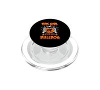 This Girl Loves Her Bulldog Dog Funny Halloween Costume PopSockets PopGrip para MagSafe