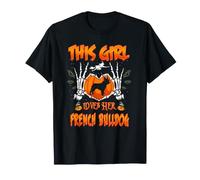 This Girl Loves Her French Bulldog Dog Halloween Costume Camiseta