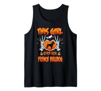 This Girl Loves Her French Bulldog Dog Halloween Costume Camiseta sin Mangas
