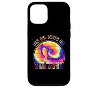 This Girl Loves Her German Shepherd Dog Tie Dye Puppy Carcasa para iPhone 12/12 Pro