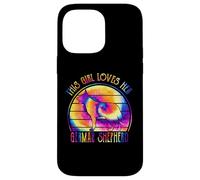 This Girl Loves Her German Shepherd Dog Tie Dye Puppy Carcasa para iPhone 14 Pro Max