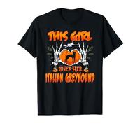 This Girl Loves Her Italian Greyhound Dog Halloween Costume Camiseta