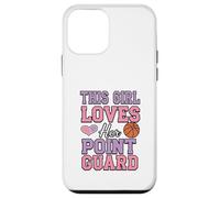 This Girl Loves Her Point Guard - Basketball Fan Design for Carcasa para iPhone 12 mini