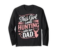 This Girl Loves Hunting with Her Dad Deer Season Manga Larga