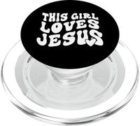 This Girl Loves Jesus PopSockets PopGrip para MagSafe