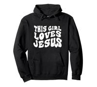 This Girl Loves Jesus Sudadera con Capucha
