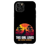 This Girl Loves Me Some Wolves Wolf Lover Gift For Girls Carcasa para iPhone 11 Pro