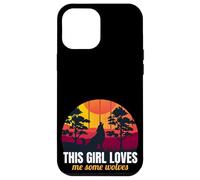 This Girl Loves Me Some Wolves Wolf Lover Gift For Girls Carcasa para iPhone 12 Pro MAX