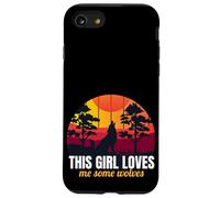 This Girl Loves Me Some Wolves Wolf Lover Gift For Girls Carcasa para iPhone SE (2020) / 7/8