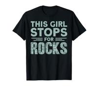 This Girl Stops For Rocks Camiseta