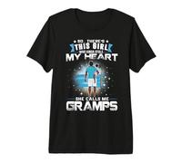 This Girl Who Kinda Stole My Heart She Calls Me Gramps Dad Camiseta Premium