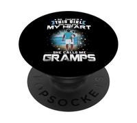 This Girl Who Kinda Stole My Heart She Calls Me Gramps Dad PopSockets PopGrip Adhesivo