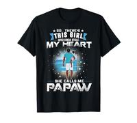 This Girl Who Kinda Stole My Heart She Calls Me Papaw Dad Camiseta