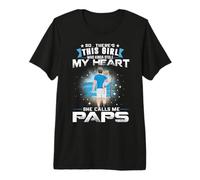 This Girl Who Kinda Stole My Heart She Calls Me Paps Camiseta Premium