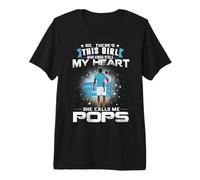This Girl Who Kinda Stole My Heart She Calls Me Pops Camiseta Premium