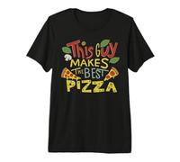 This Guy Makes The Best Pizza Funny Pizza Baker Lover Camiseta Premium