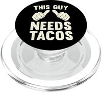 This Guy Needs Tacos | Divertido Taco Tuesday Humor Divertido Vintage PopSockets PopGrip para MagSafe