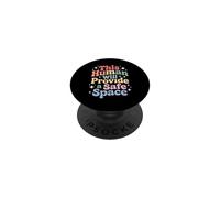 This Human Will Provide A Safe Space Apoyo LGBTQ - PopSockets PopGrip Adhesivo