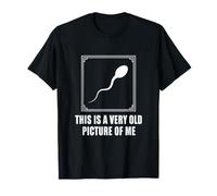 This Is A Very Old Picture of Me Funny Classic Minimalista Camiseta