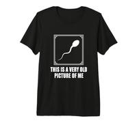 This Is A Very Old Picture of Me Funny Classic Minimalista Camiseta Premium