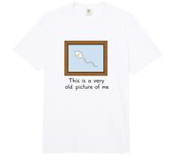 This Is A Very Old Picture of Me Sperm Funny Adult Humor Comfort Colors Adult Heavyweight T-Shirt
