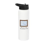 This Is A Very Old Picture Of Me Sperm Funny Adult Humor Stainless Steel Insulated Water Bottle