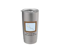 This Is A Very Old Picture Of Me Sperm Funny Adult Humor Vaso térmico de acero inoxidable de doble pared