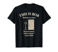 This Is Bob Funny Stick Figura Knock Knock Camiseta