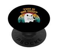 This is Boo Sheet Funny Halloween Fantasma Retro Hombres Mujeres niños PopSockets PopGrip Adhesivo