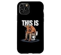This Is Bullsht Funny Cow Toilet Humorístico Carcasa para iPhone 11 Pro