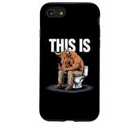 This Is Bullsht Funny Cow Toilet Humorístico Carcasa para iPhone SE (2020) / 7/8