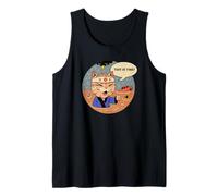 This Is Fine Meowster - Divertido Gato samurái Camiseta sin Mangas