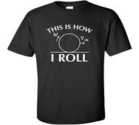 This is How I Roll - Camiseta unisex para hombre, color negro, Negro , XXL