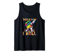 This Is How I Roll Funny Blocks Brick Master Builder Dabbing Camiseta sin Mangas