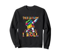 This Is How I Roll Funny Blocks Brick Master Builder Dabbing Sudadera