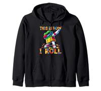 This Is How I Roll Funny Blocks Brick Master Builder Dabbing Sudadera con Capucha