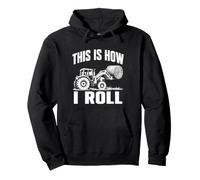 This Is How I Roll Funny Farmer Tractor Heno Bale Sudadera con Capucha