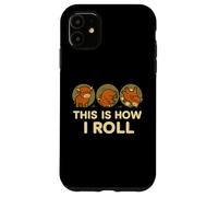 This Is How I Roll Funny Highland Cow, Retro Western Carcasa para iPhone 11