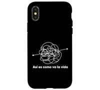 This Is How Life Goes Spanish Version Novelty Cool Designs Carcasa para iPhone X/XS