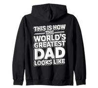 This Is How The World'S Greatest Dad Looks Like Sudadera con Capucha