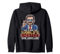 This Is How The World'S Greatest Dad Looks Like Sudadera con Capucha