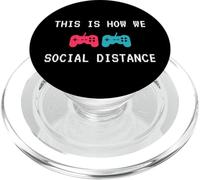 This Is How We Social Distance Anti Social Introverts Gamer PopSockets PopGrip para MagSafe