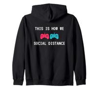 This Is How We Social Distance Anti Social Introverts Gamer Sudadera con Capucha