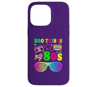 This Is My 80s Bro Camiseta 80's 90's Costume Party Hombres Mujeres Carcasa para iPhone 14 Pro MAX